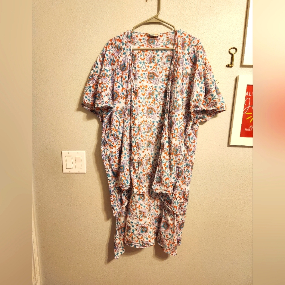 Holicow Kimono one size floral cotton duster